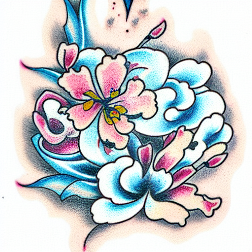 Cherry Blossom tattoo design idea