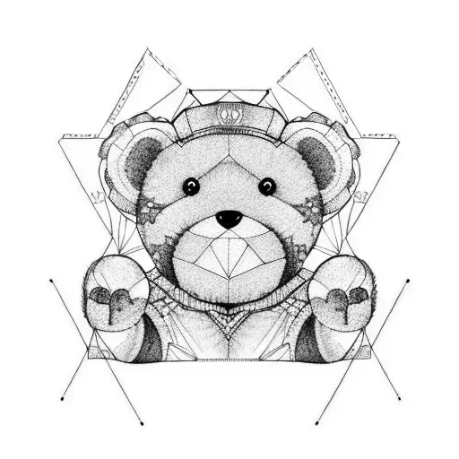 TEDDY BEAR tattoo design idea