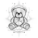 TEDDY BEAR tattoo design idea