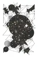 Lyra constellation tattoo design idea