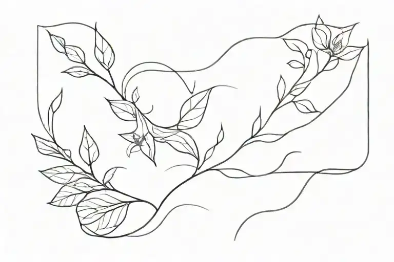 4444 tattoo design idea