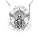 saint michael tattoo design idea