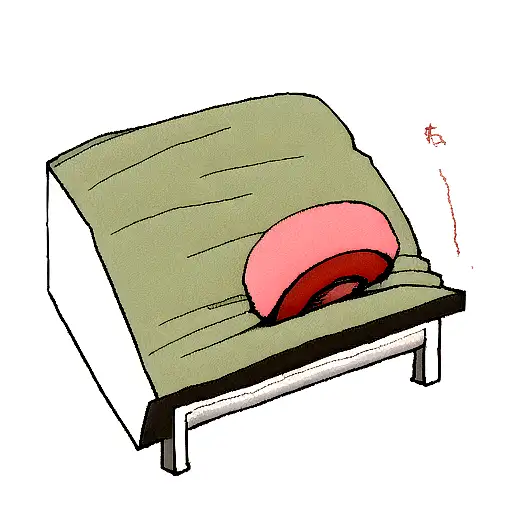 brutal suminagashi tattoo design idea