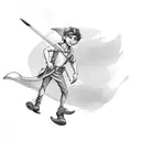 peter pan tattoo design idea