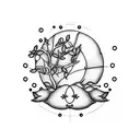 lemon tree tattoo design idea