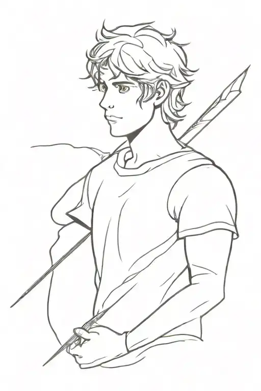 Percy Jackson series tattoo design idea