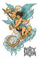 Percy Jackson tattoo design idea