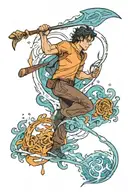 Percy Jackson tattoo design idea