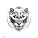 Panther tattoo design idea