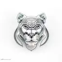 Panther tattoo design idea