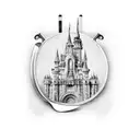 Cooking utensils morphing into famous landmarks around the world tattoo design idea