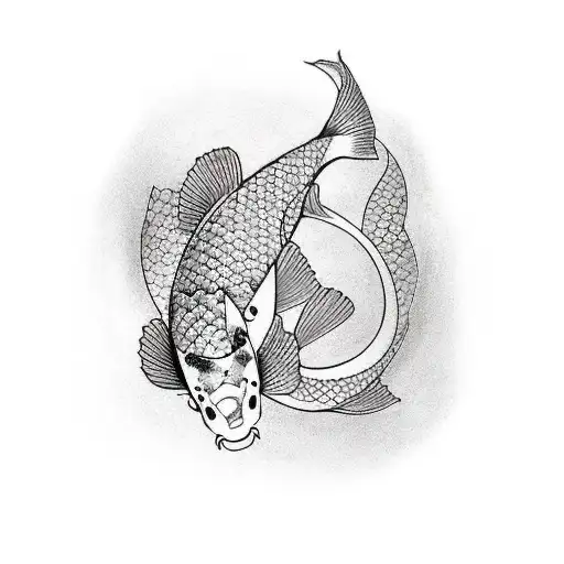 Koi Fish tattoo design idea