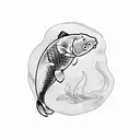 Koi Fish tattoo design idea