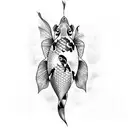 Koi Fish tattoo design idea