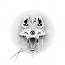 Software code in a creative form tattoo design idea