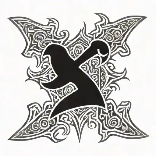 Mjölnir Thor's hammer hunin & munin tattoo design idea