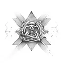 Alchemy symbols tattoo design idea