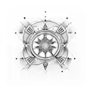 Alchemy symbols tattoo design idea