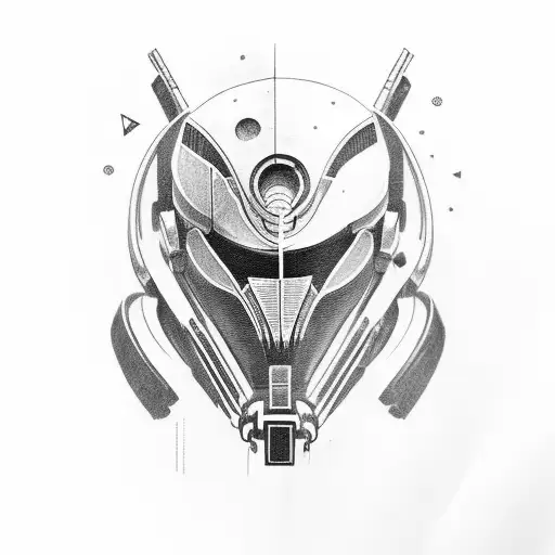 Mass effect  tattoo design idea