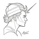 Hey brother avicii logo tattoo design idea