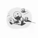 A dumbbell with a message written that says: "from zero to my own hero" tattoo design idea