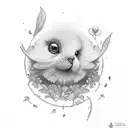 a sunny spring tattoo design idea