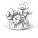 a sunny spring tattoo design idea