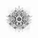 1* , gear head, vegvisir, explorer, elise, sleeve tattoo design idea