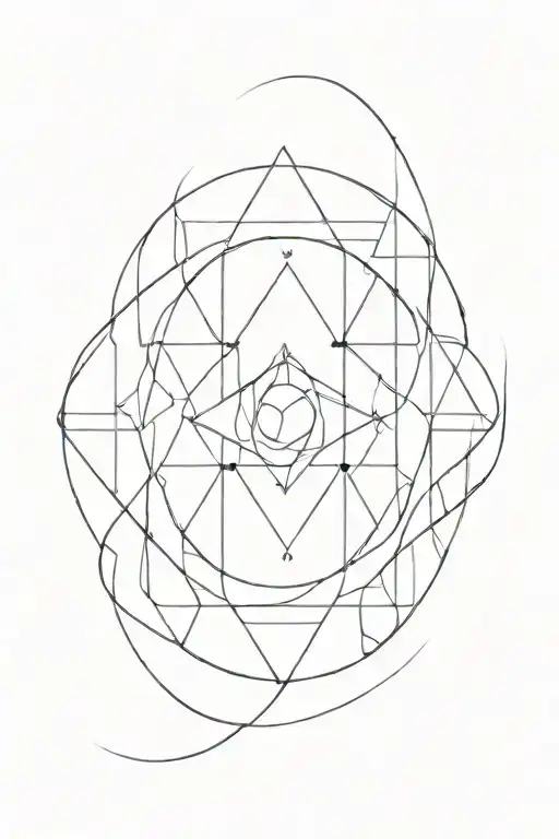 paradox symbol tattoo design idea