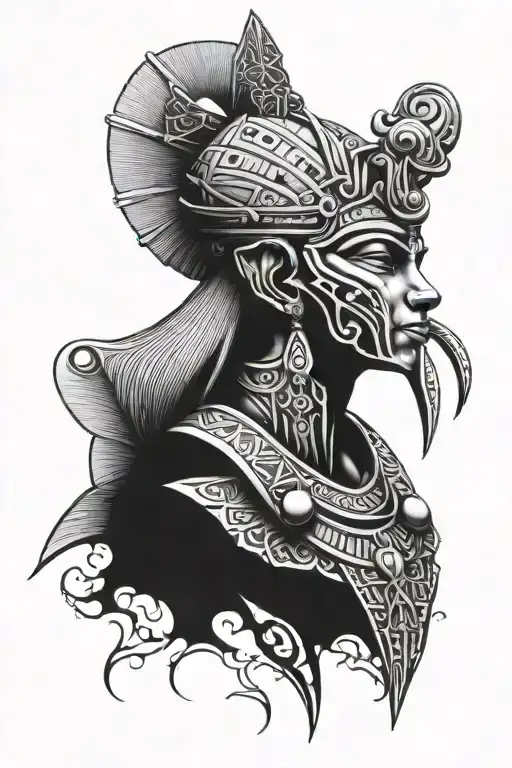osiris strong tattoo design idea