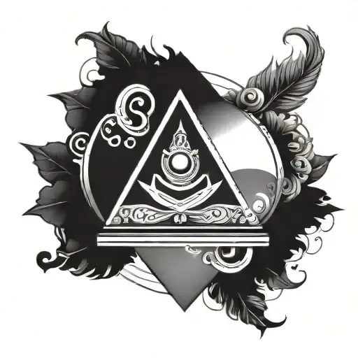 Incorporate the concept of balance and harmony from ancient South Indian philosophy into a symmetrical tattoo design tattoo design idea