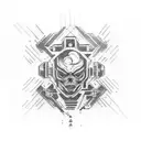 tattoo On arm write " Never Fade Away" in theme of Cyberpunk  tattoo design idea