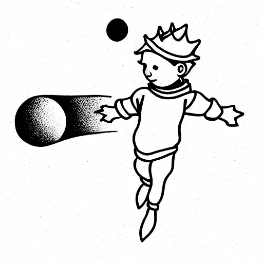 The little prince tattoo design idea