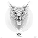 formula 1 car and halmet tattoo design idea