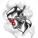 ak47 tattoo design idea