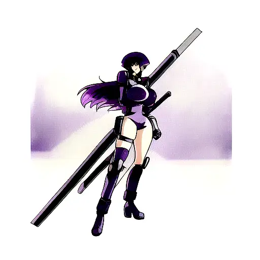 Motoko Kusanagi tattoo design idea