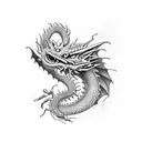dragon bracelet  tattoo design idea