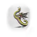 dragon bracelet  tattoo design idea