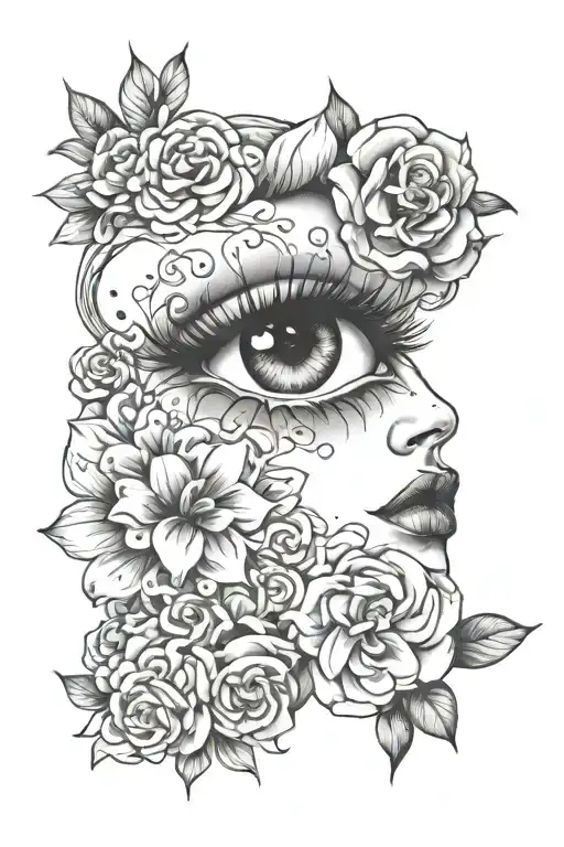 sissy cumslut tattoo design idea