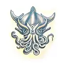 cuttlefish cthulhu tattoo design idea