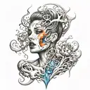 emotions tattoo design idea