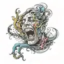 emotions tattoo design idea