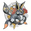 umbreon tattoo design idea