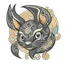 umbreon tattoo design idea