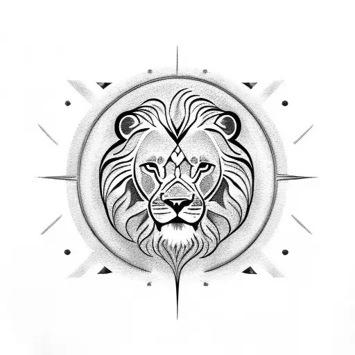  abstract, vergina sun, lion, Ukrainian trident tattoo design idea
