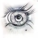 eye Spider tattoo design idea