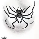 Spider tattoo design idea