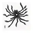 Spider tattoo design idea
