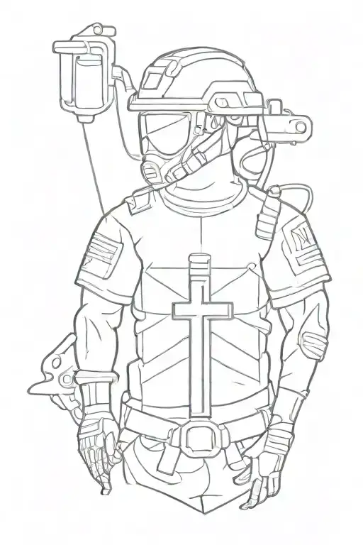 combat Medic tattoo tattoo design idea