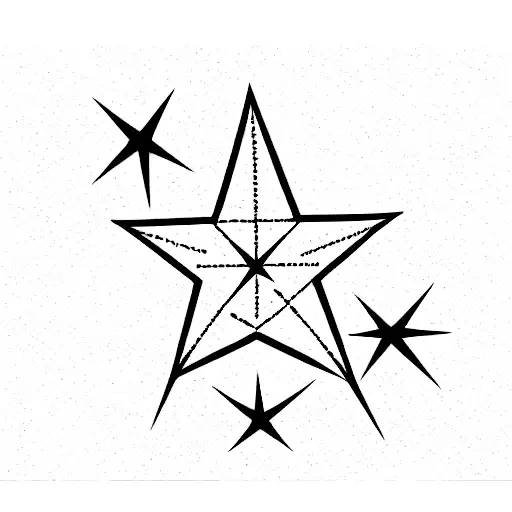 estrellas por los brazos como constelaciones  tattoo design idea